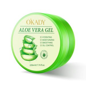 Organic Aloe Vera Gel with Pure Aloe Hydrating Soothing Moisturizing Gel