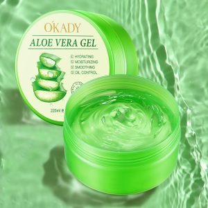 Organic Aloe Vera Gel with Pure Aloe Hydrating Soothing Moisturizing Gel