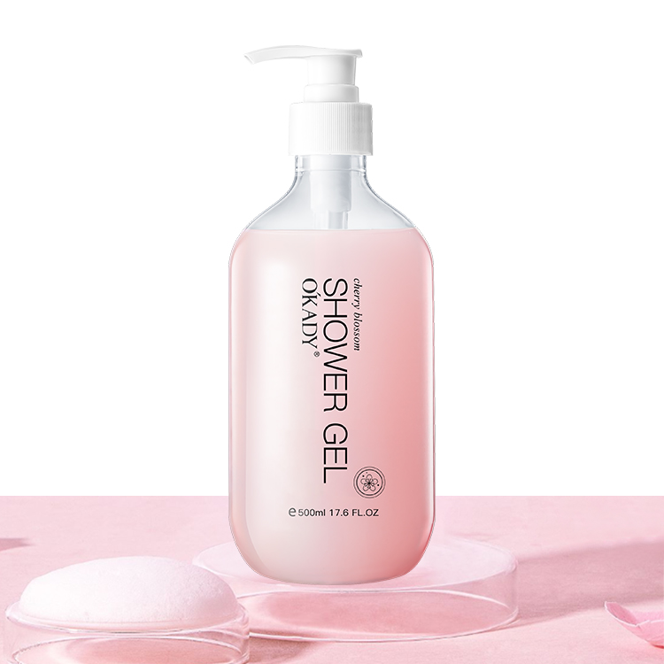 Cherry Blossom Shower Gel Gentle Cleansing Moisturizing Long-lasting Fragrance