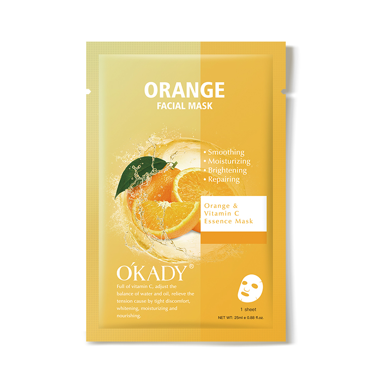 Orange Facial Mask Rich in Vitamin C Brightening