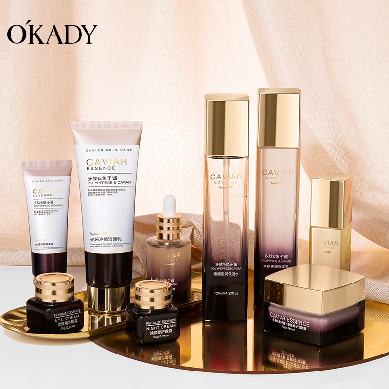 Okady Caviar Whitening Anti Aging Moisturizing Repairing Skin Care Set