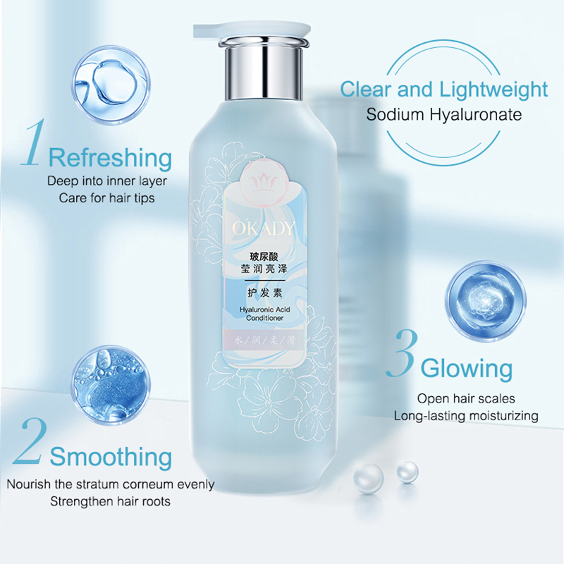 Hydrating Moisturizing Hyaluronic Acid Fluffy Shampoo and Conditioner