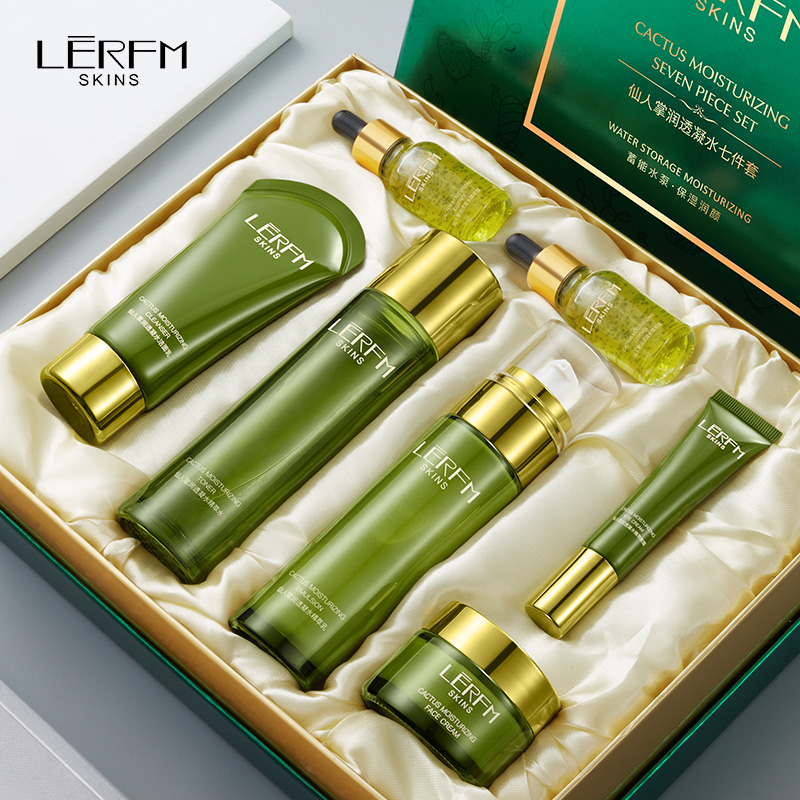 Cactus Moisturizing Transparent Skin Care Set