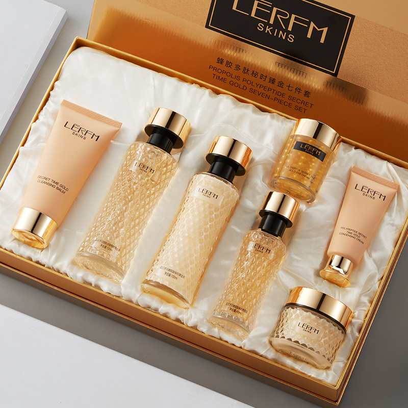 LERFM Propolis Polypeptides Secret Time Gold Skin Care Set