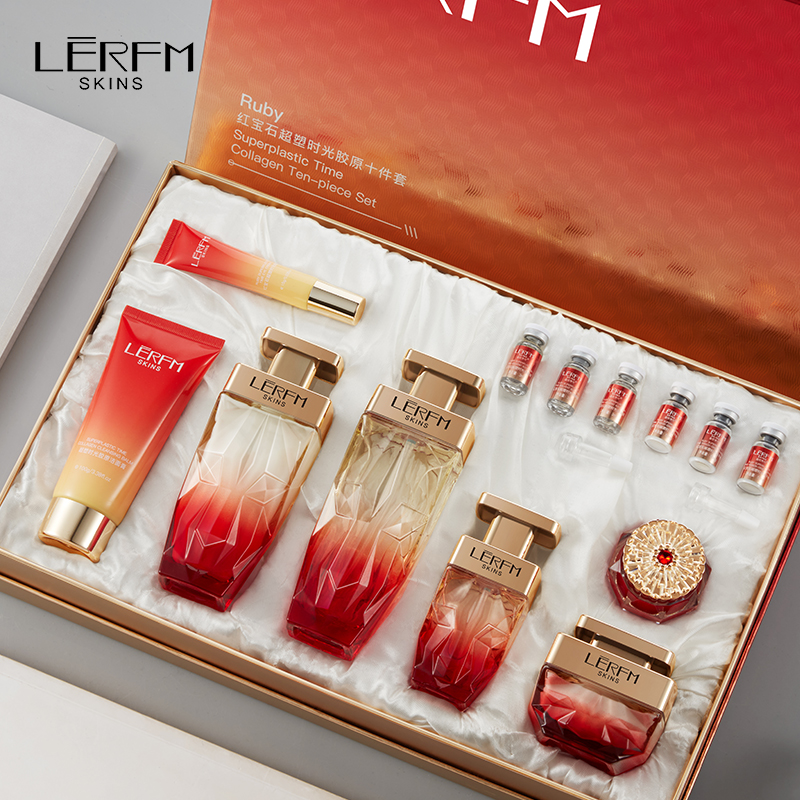 LERFM Ruby Reshape Time Collagen Skin Care Set