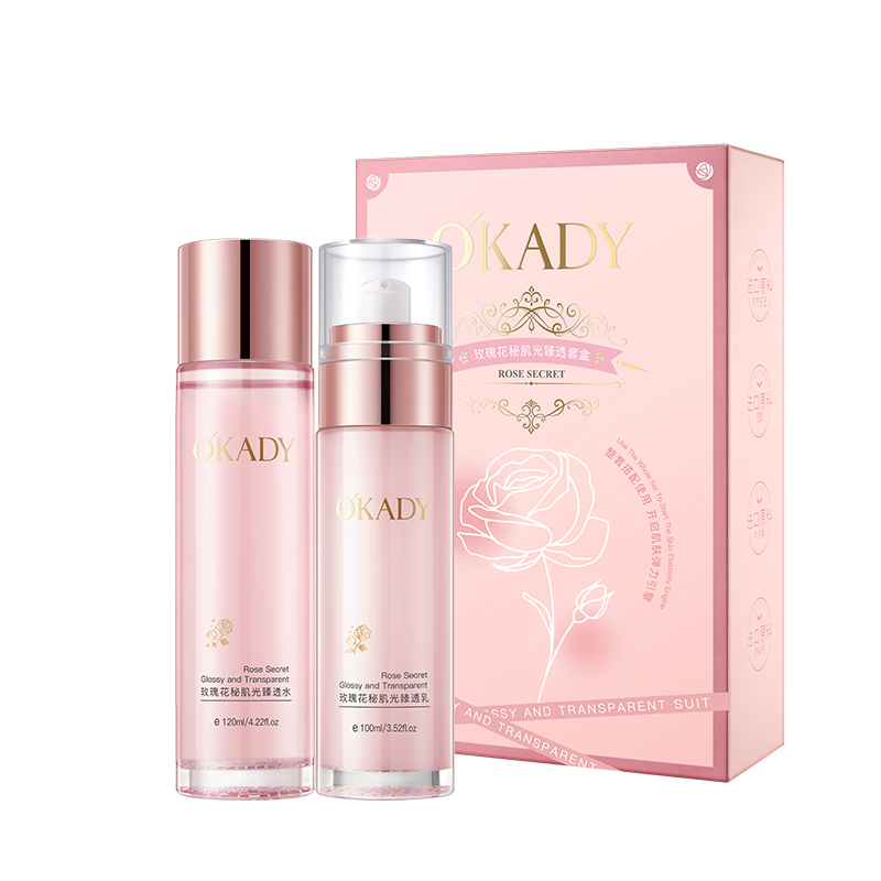 Rose Secret Skin Brightening Toner & Lotion Set