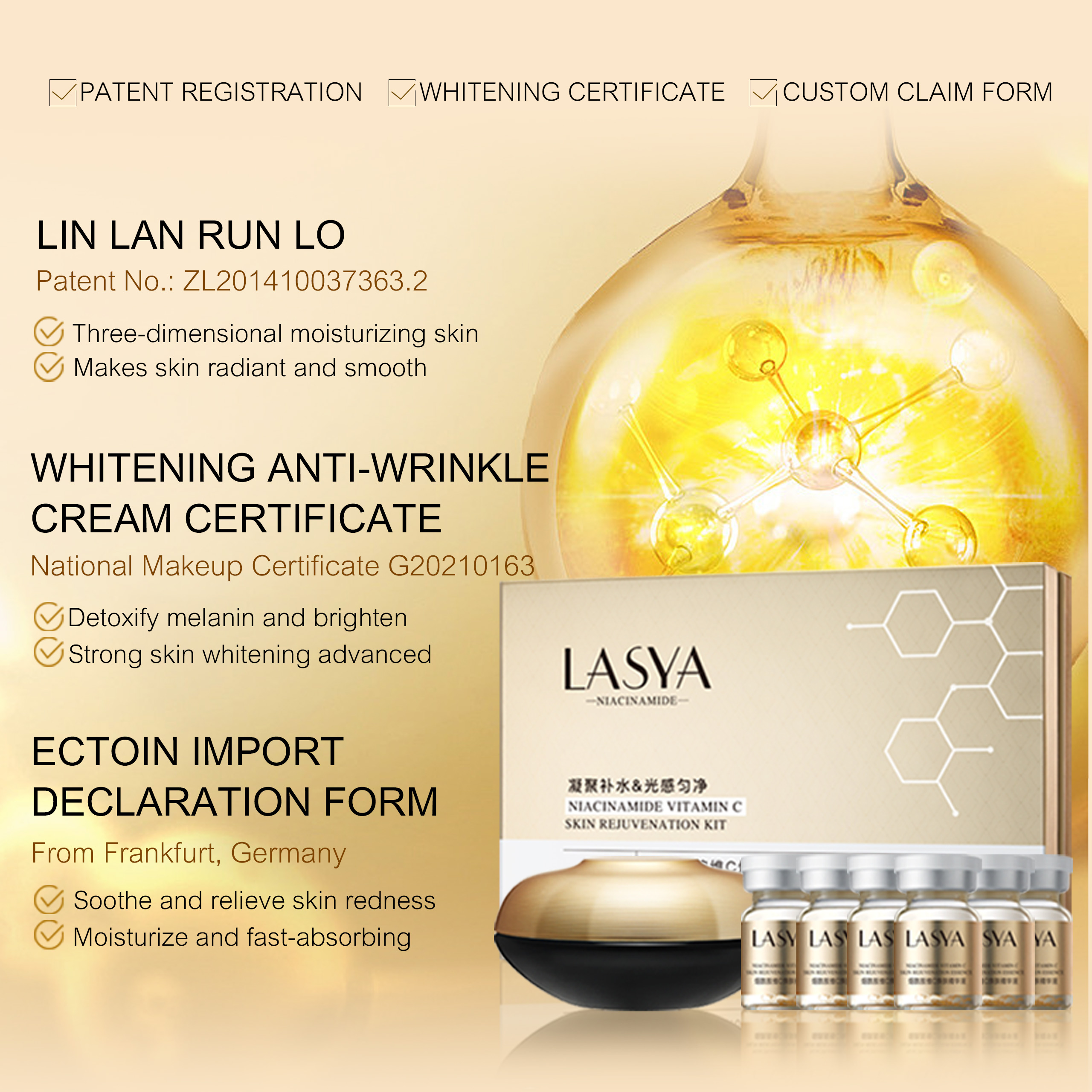 LASYA Niacinamide Vitamin C Revitalizing Skin Care Set