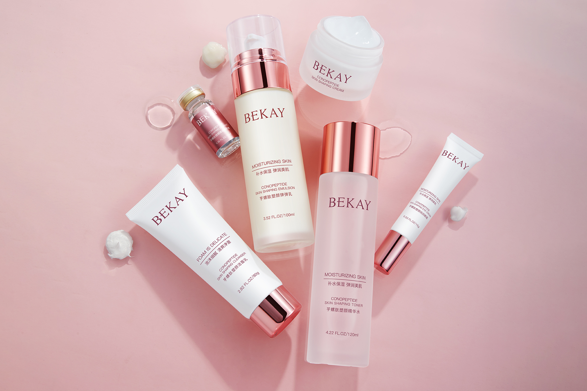 BEKAY Conopeptide Smoothing Elasticizing Skin Care Set