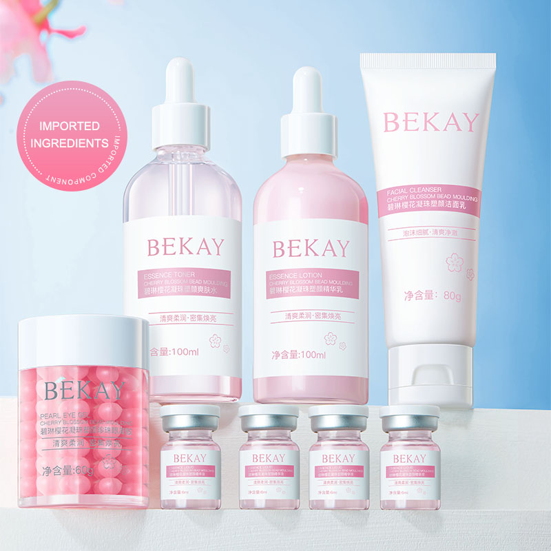 BEKAY Sakura Condensed Beads Lady Skin Care Set